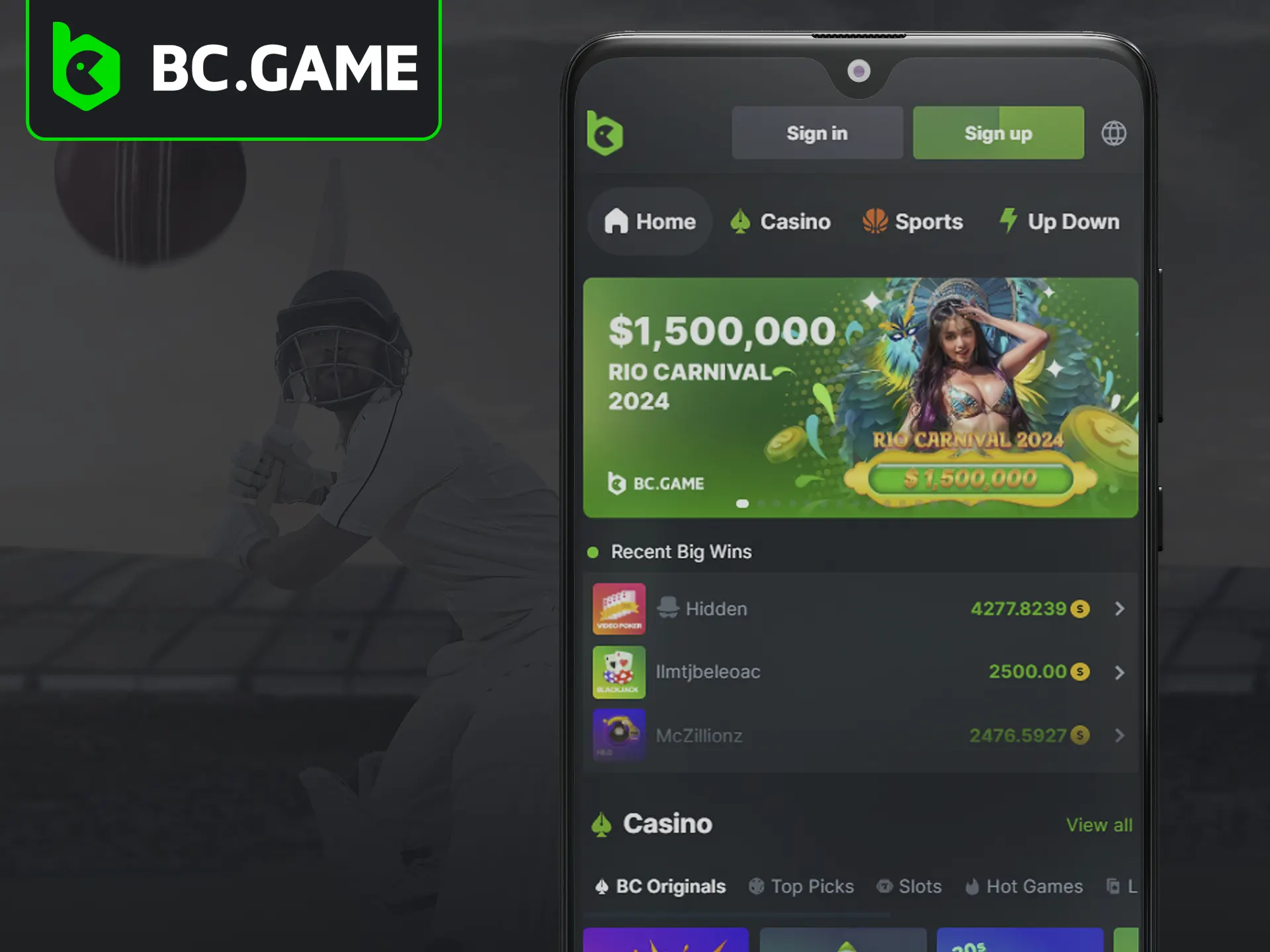 BC Game web version offers mobile-friendly gaming.