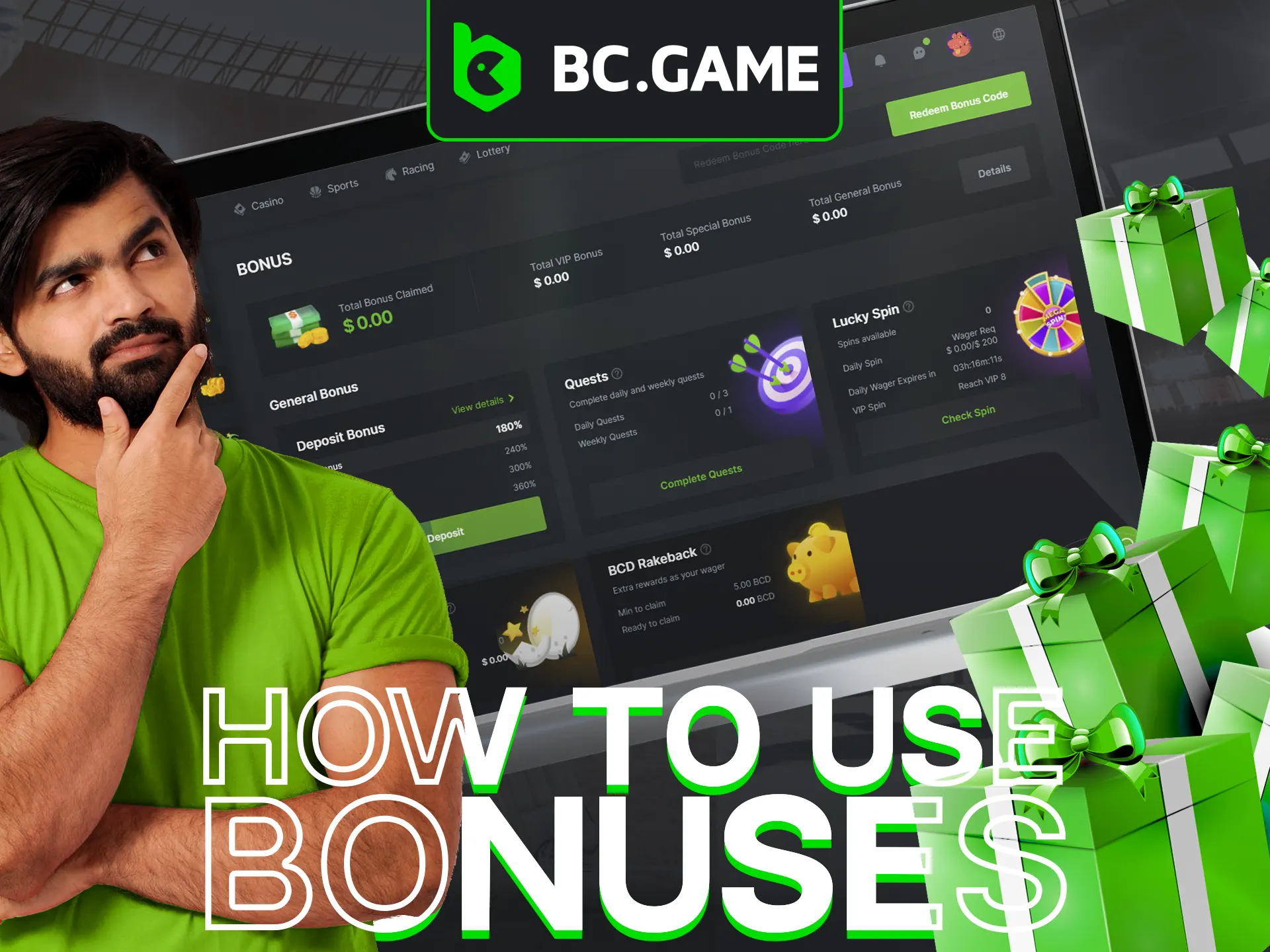 Use BC Game bonuses with ease.