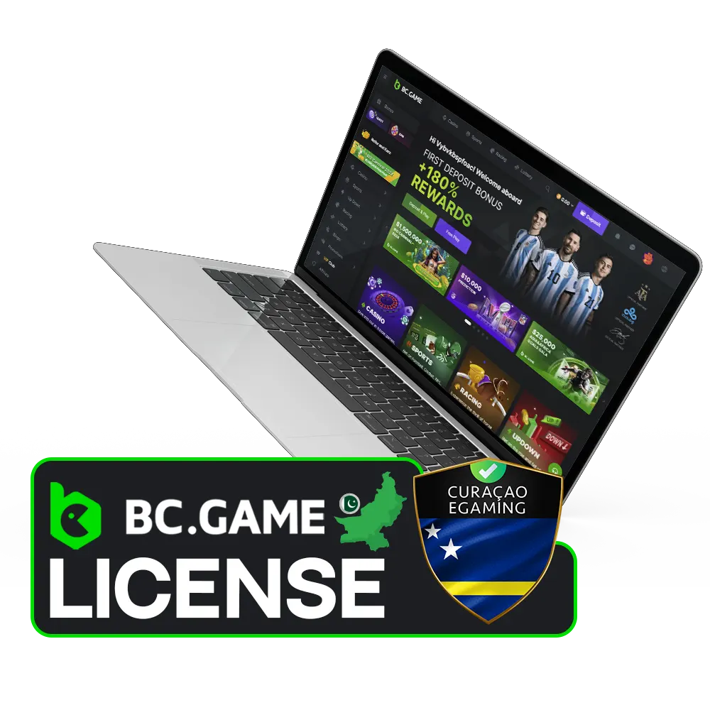 BC Game holds an official Curacao gaming license.