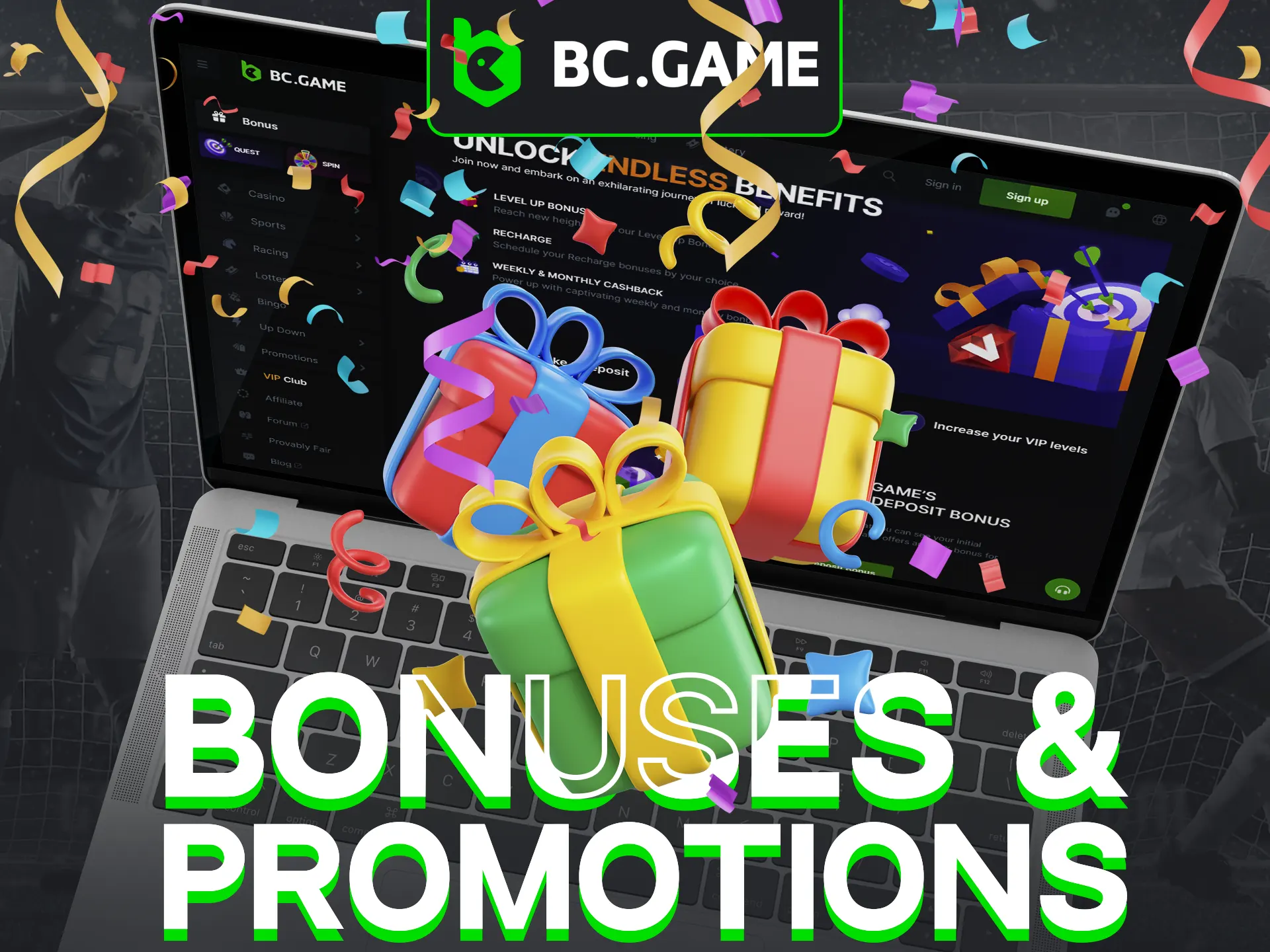 Explore bonuses and promotions at BC Game for great betting and gambling experience.