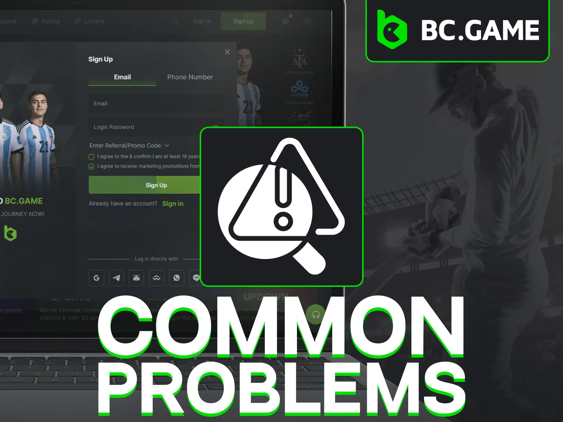 Solve some common problems at BC Game with us.