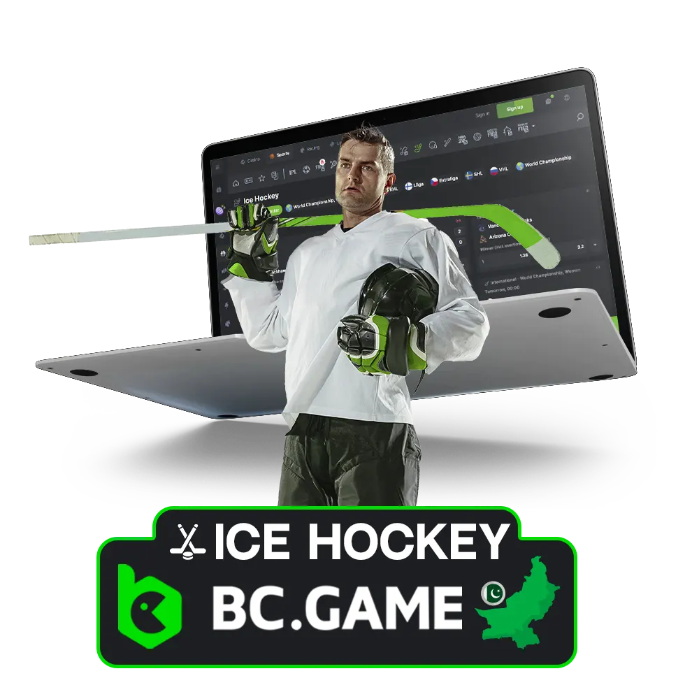 Bet on hockey easily at BC Game Pakistan.