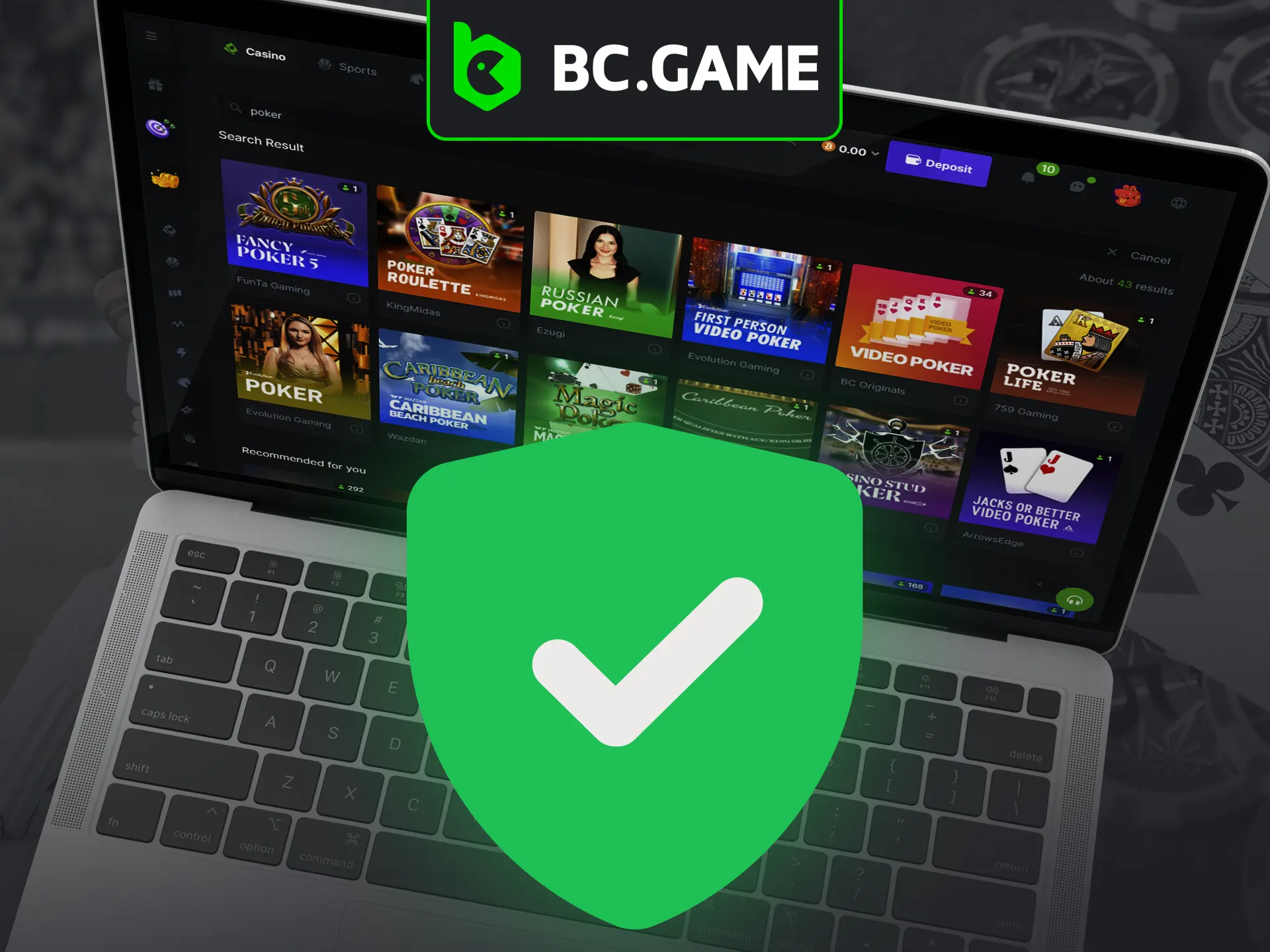 BC Game prioritizes security and regulatory compliance.