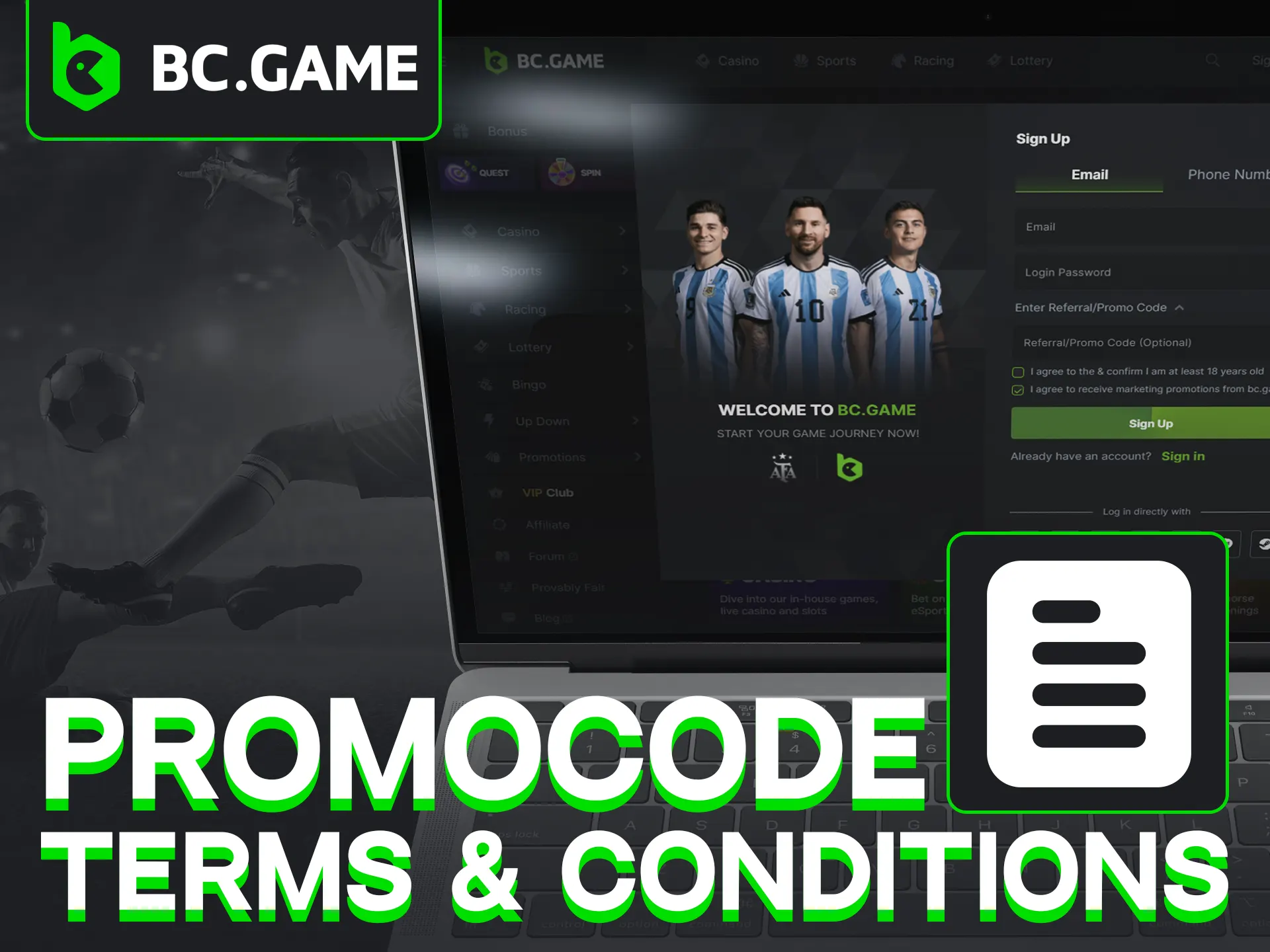 BC Game promo code rules include one use, expiry, and regional limitations.
