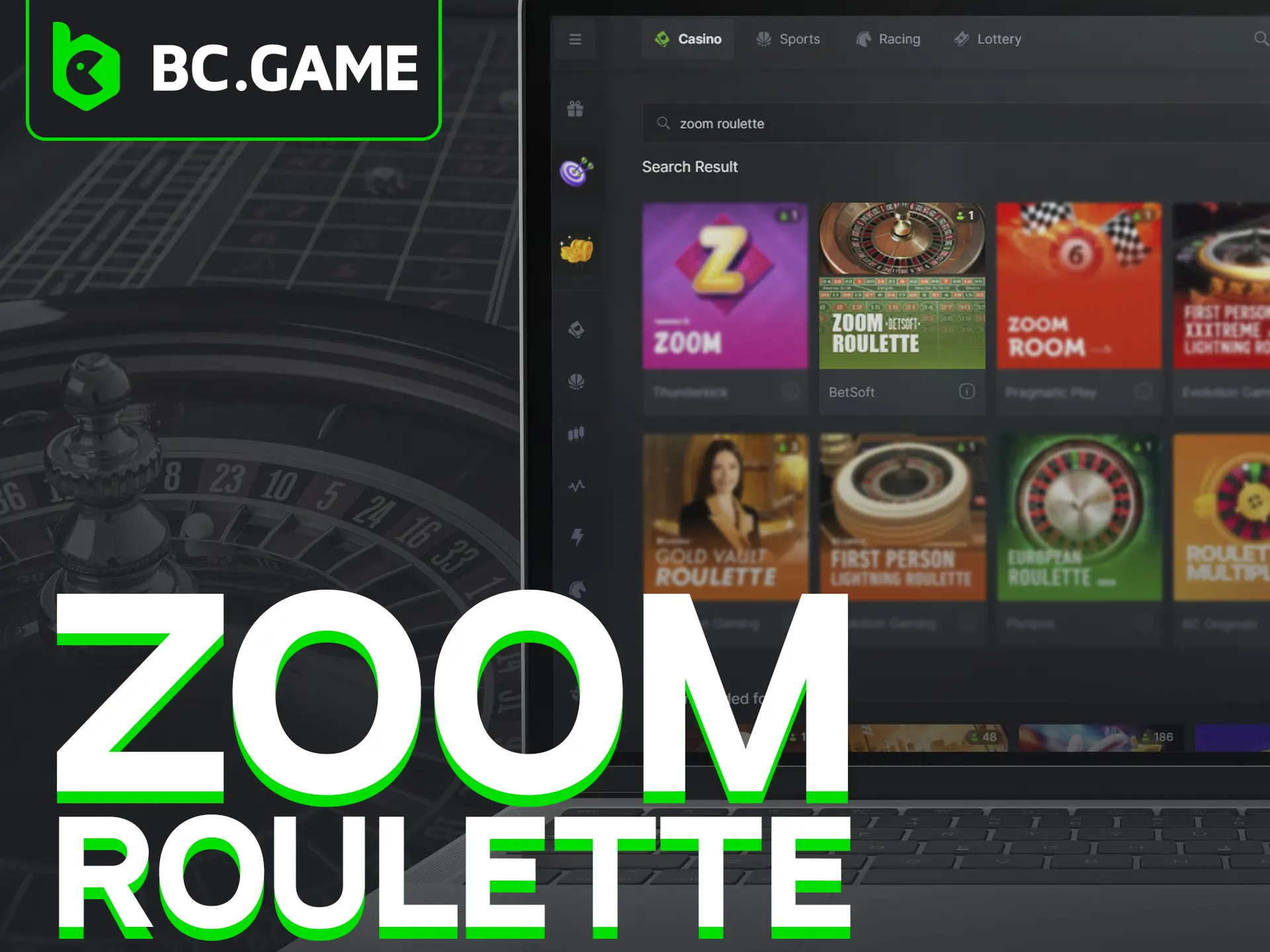 Experience Betsoft's Zoom Roulette for innovative gameplay.