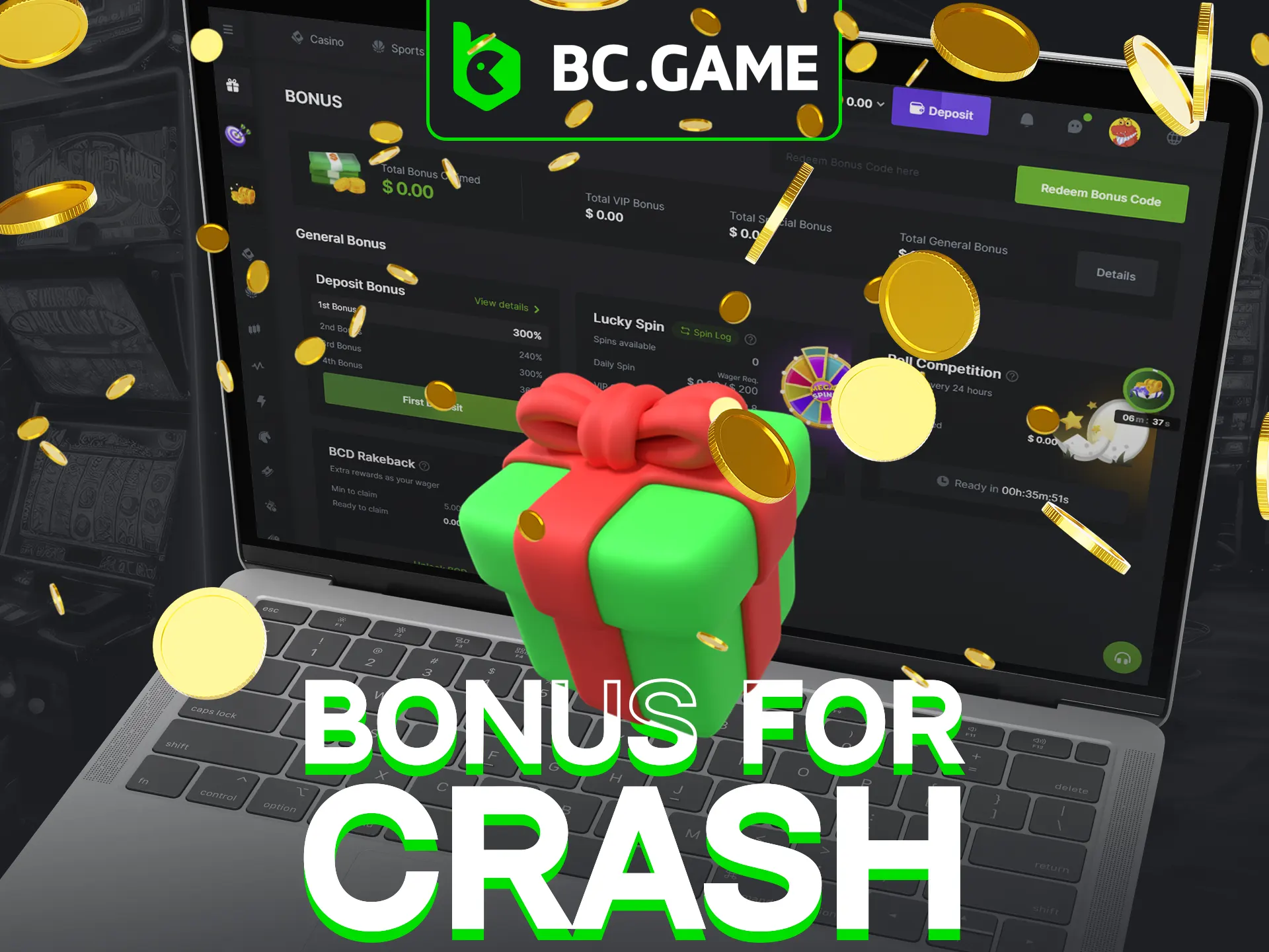 Boost BC Game Crash winnings with bonus offer.