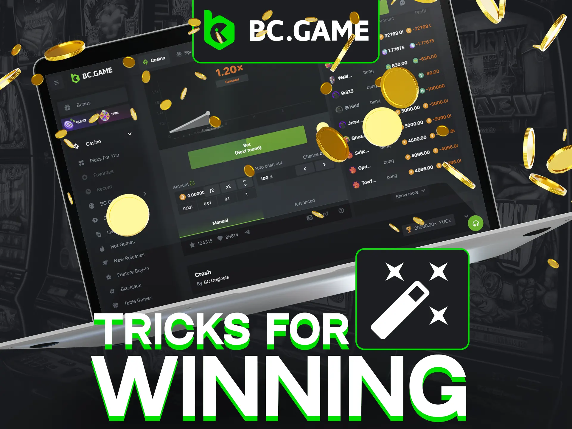 Use BC Game Crash tips for better chances.