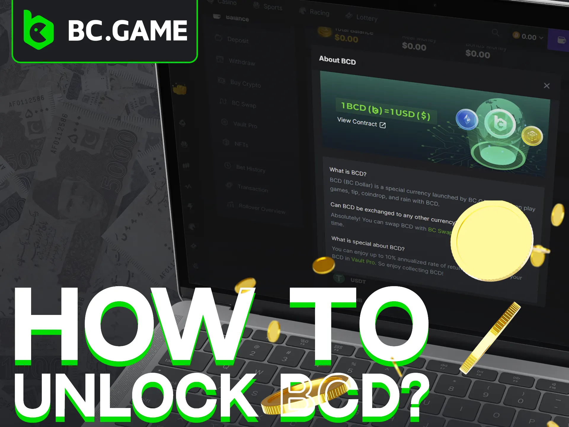 Find out how to unlock BCD at BC Game.
