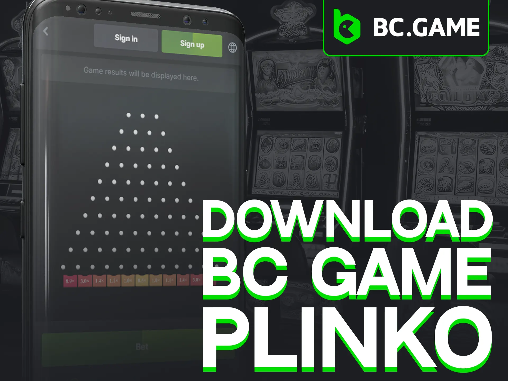 Get BC Game's Plinko on mobile for convenience.