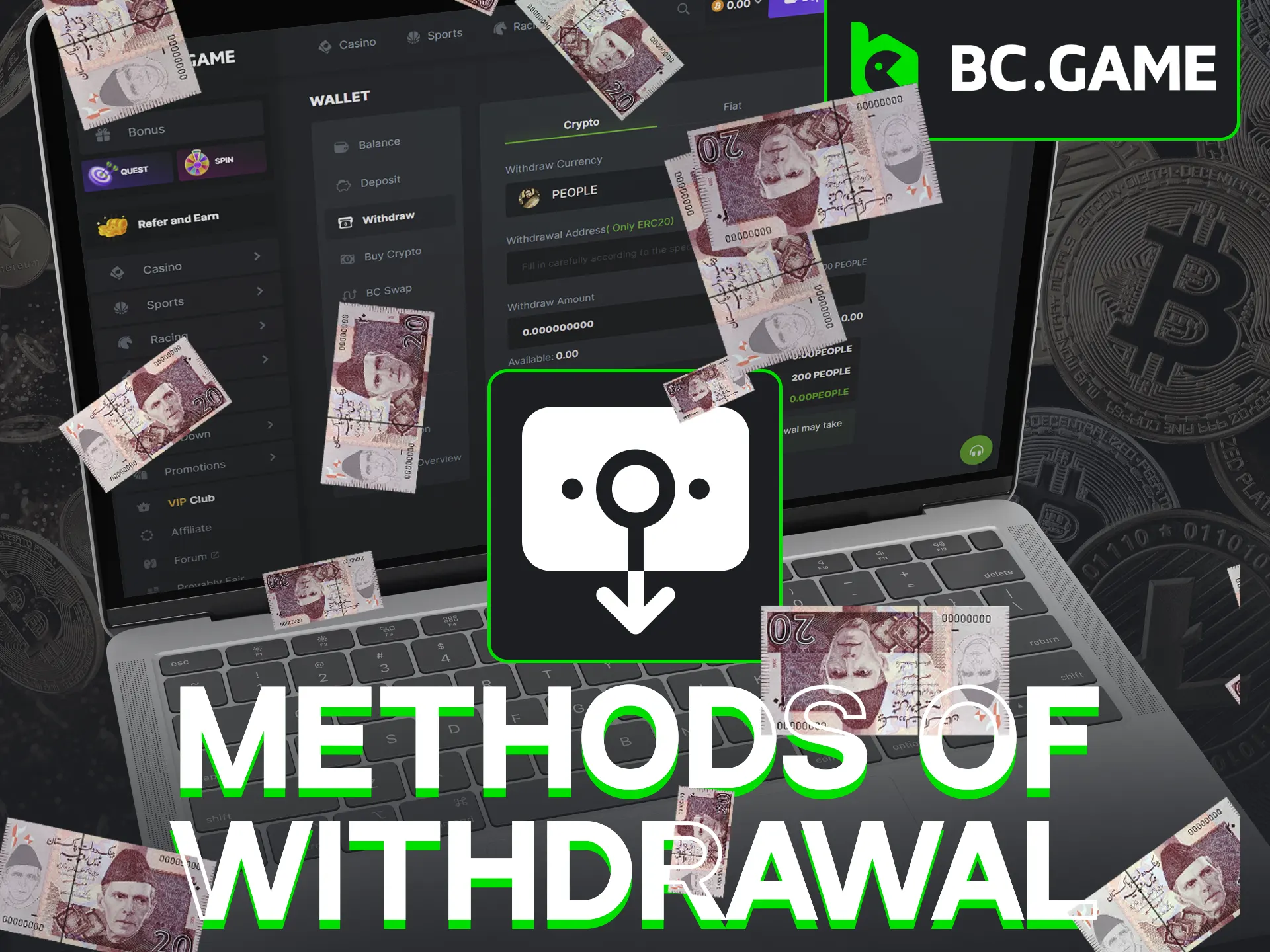 Learn more about withdrawal methods at BC Game.