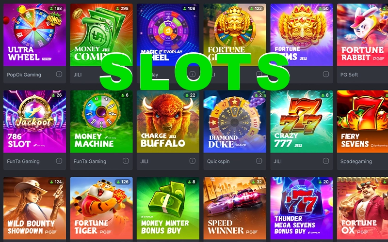 Find your favorite slots at BC Game.