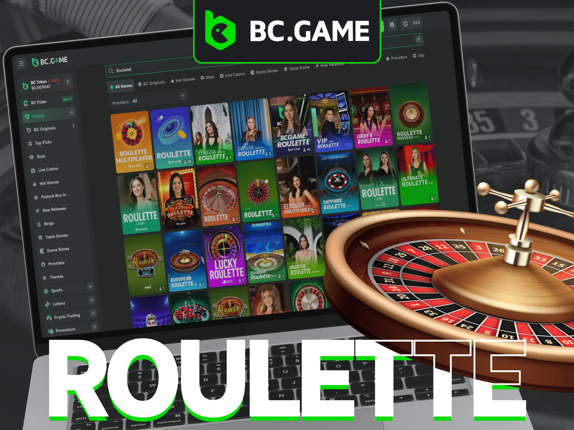 BC Game casino offers you various roulette games.