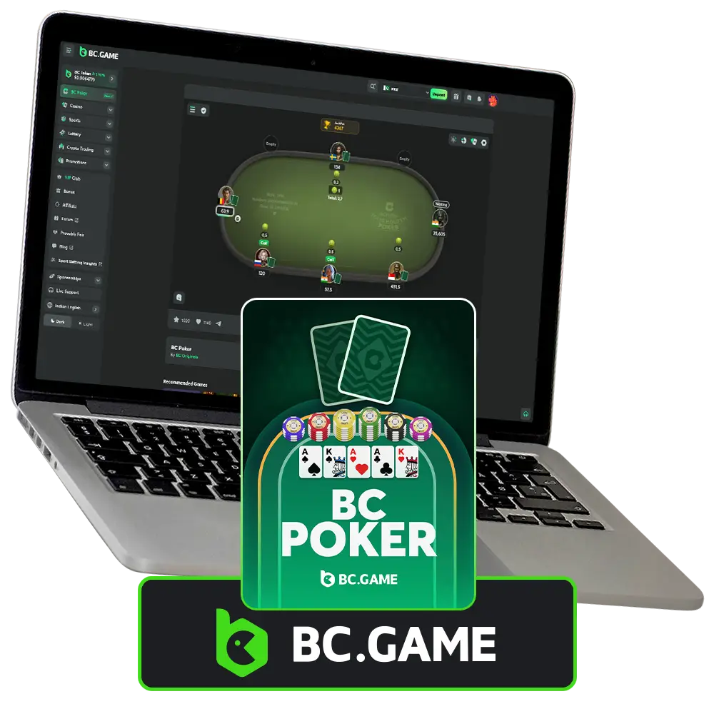 BC Game's BC Poker offers a great, fast-paced poker experience with real money winnings.