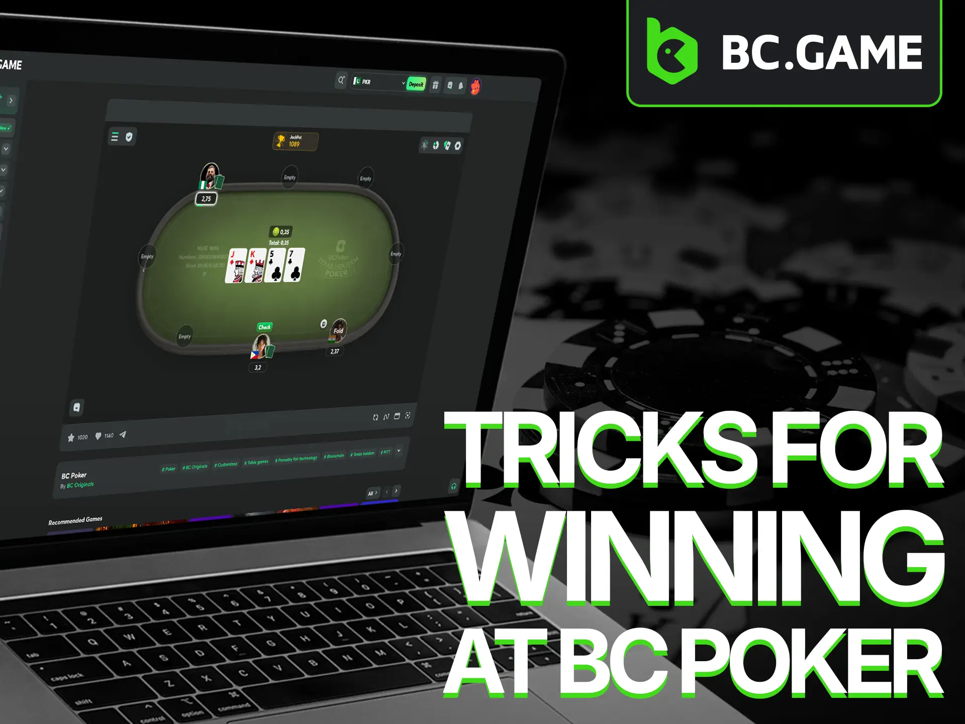 Learn tips and tricks to boost your BC Poker winnings at BC Game.