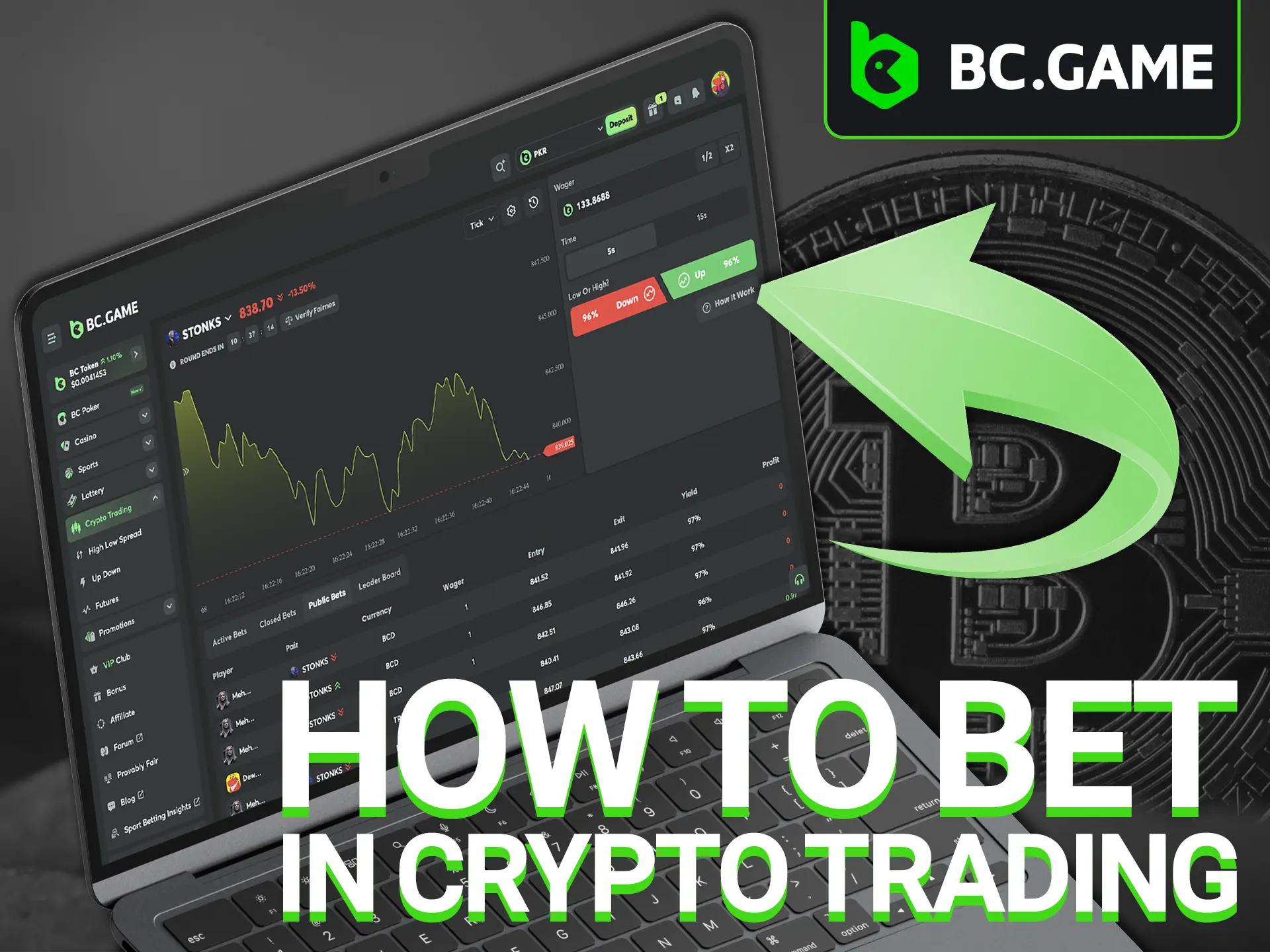 Complete your registration in just a few clicks and dive into the exciting world of crypto trading from BC Game Casino.