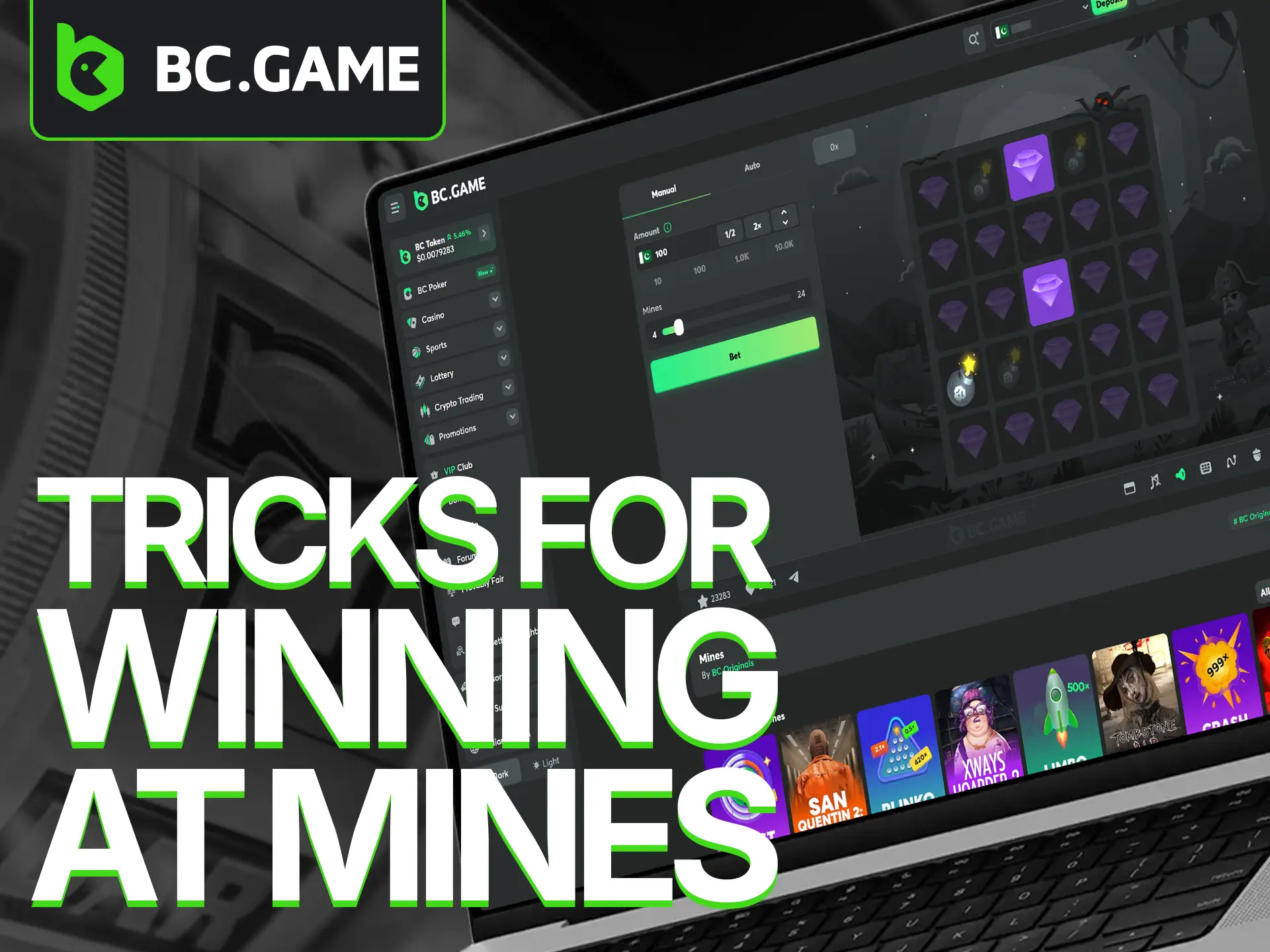 Increase your chances of winning at Mines using our tips.