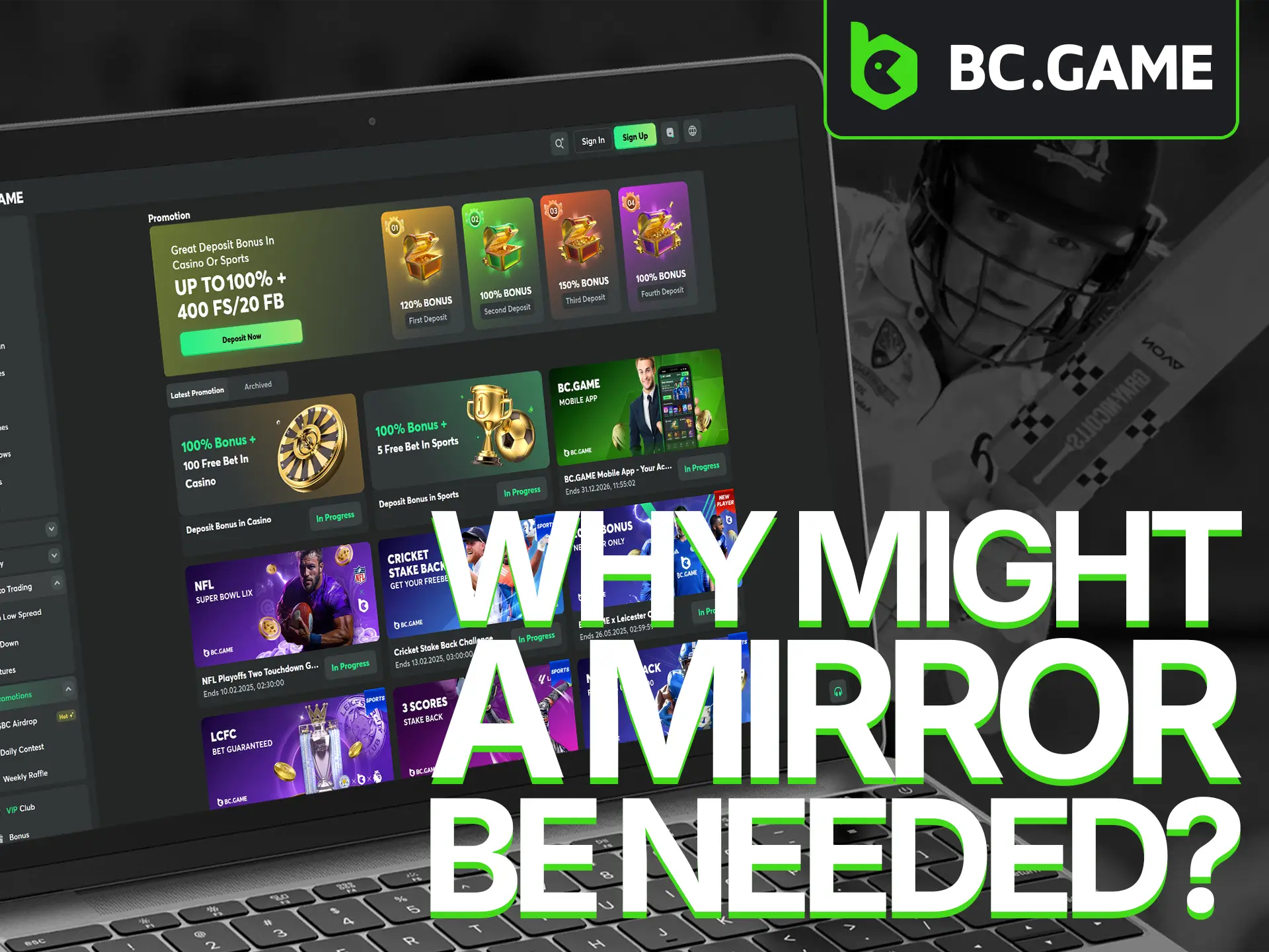 When to use BC Game mirror.