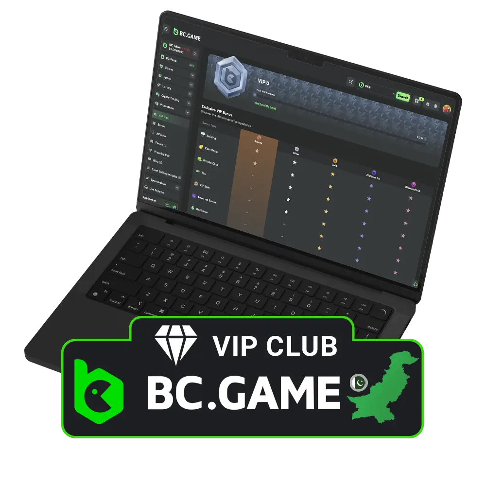 Join the BC Game Casino VIP Club and reach the ultimate level of loyalty.