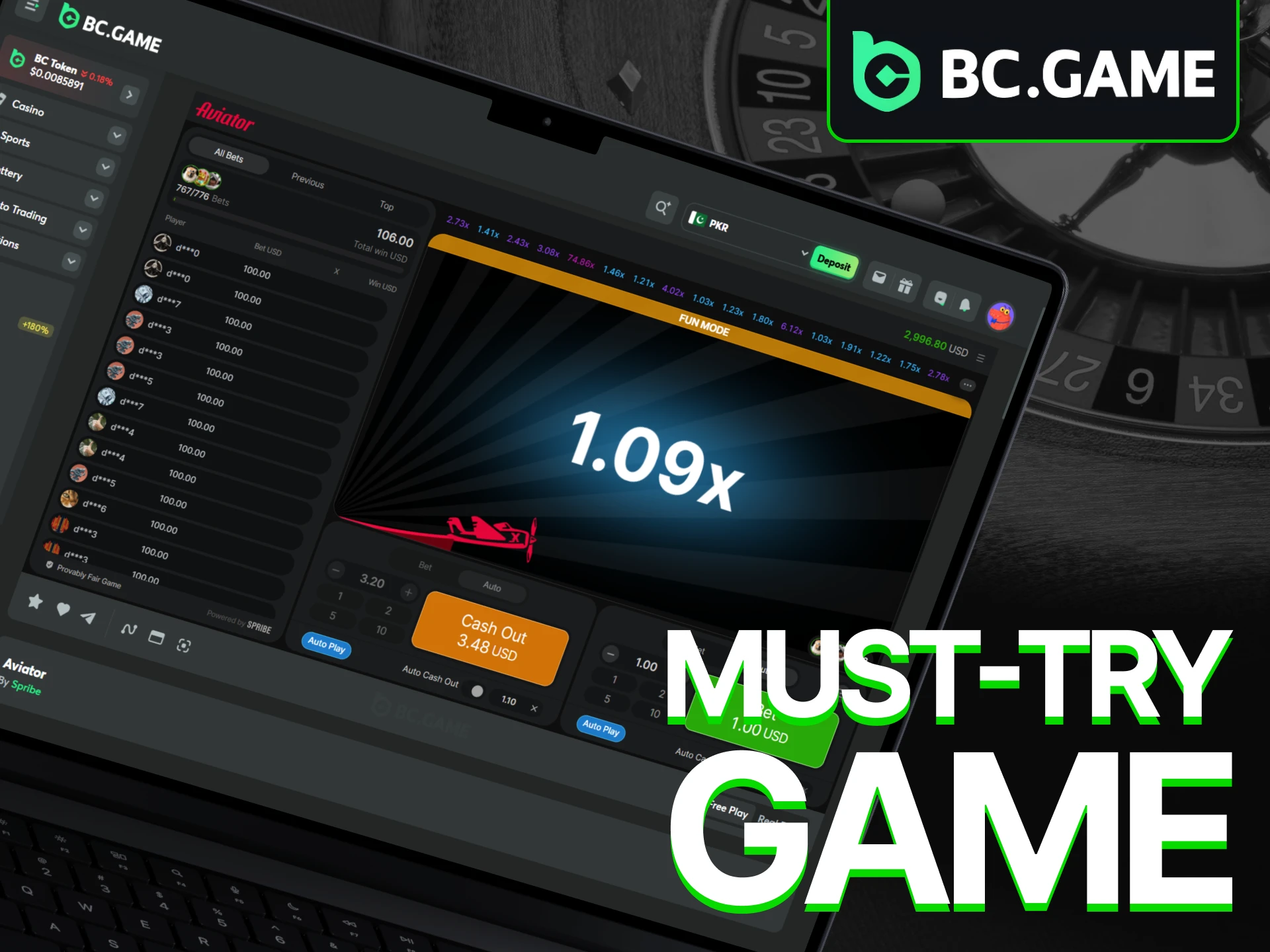 Find out why you should play Aviator on the BC Game website.