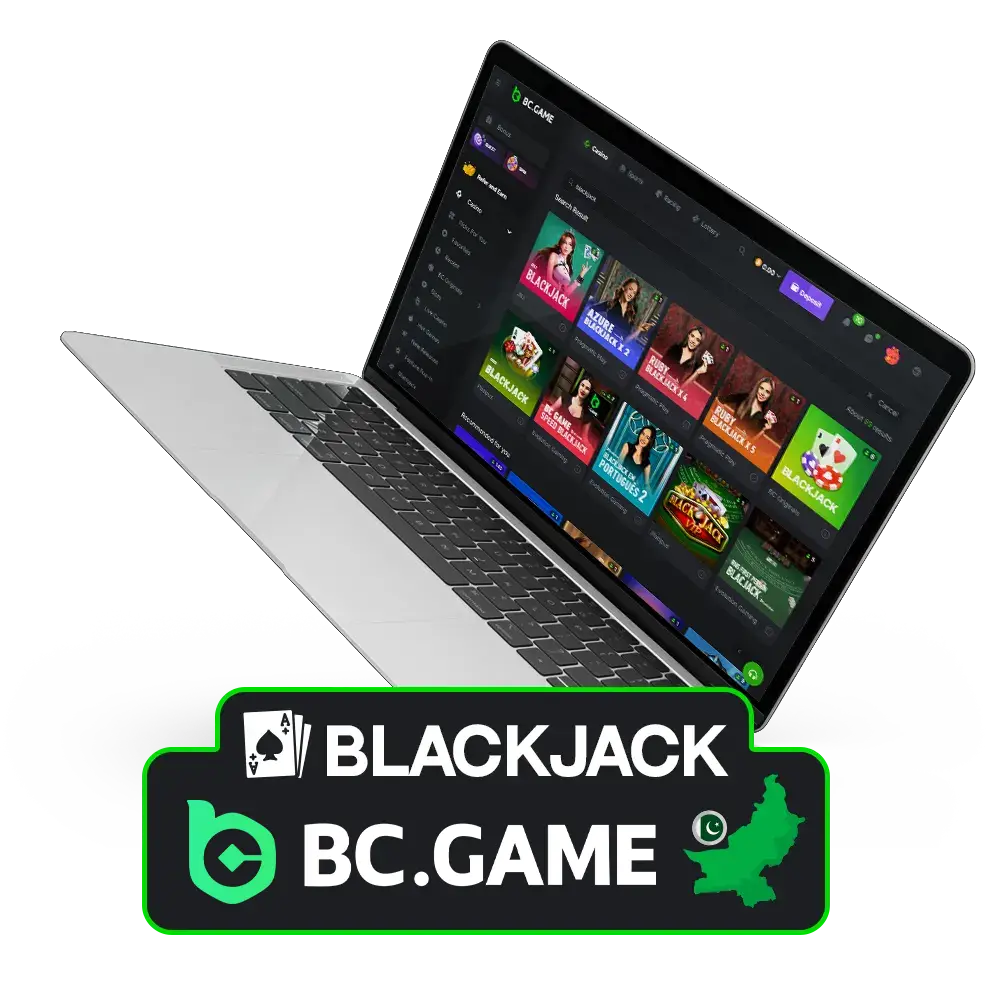 Play Blackjack at BC Game in Pakistan, register for benefits.