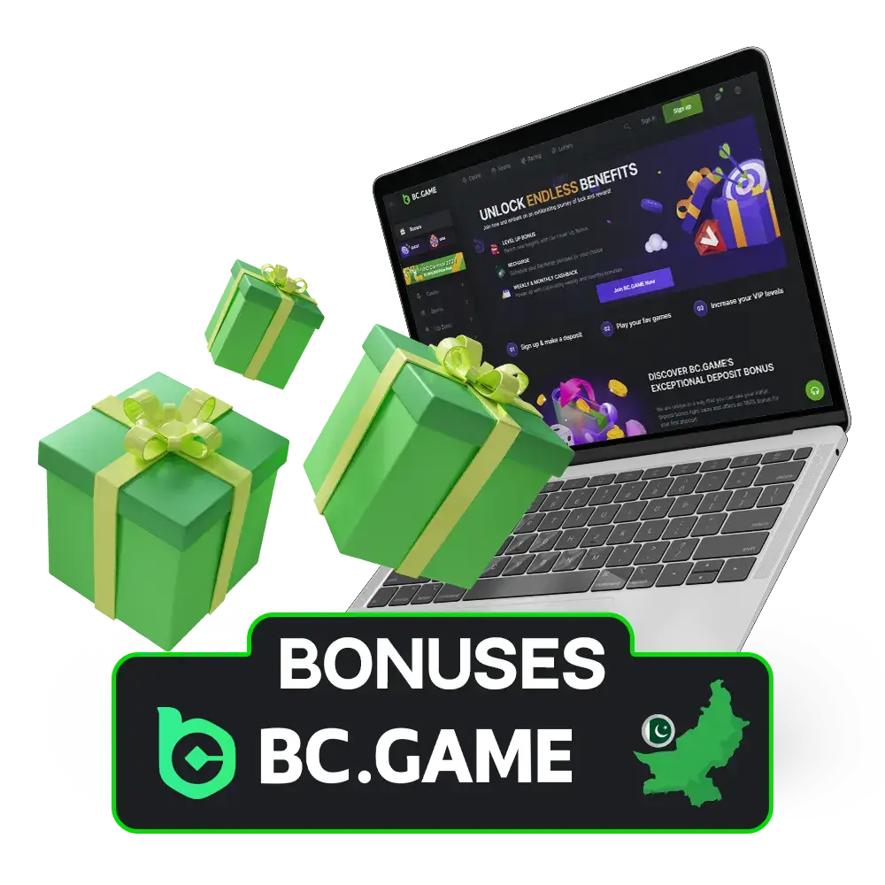 Explore BC Game's bonuses and promotions.
