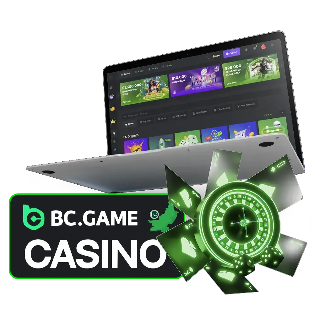 Explore BC Game's online casino for Pakistani players.