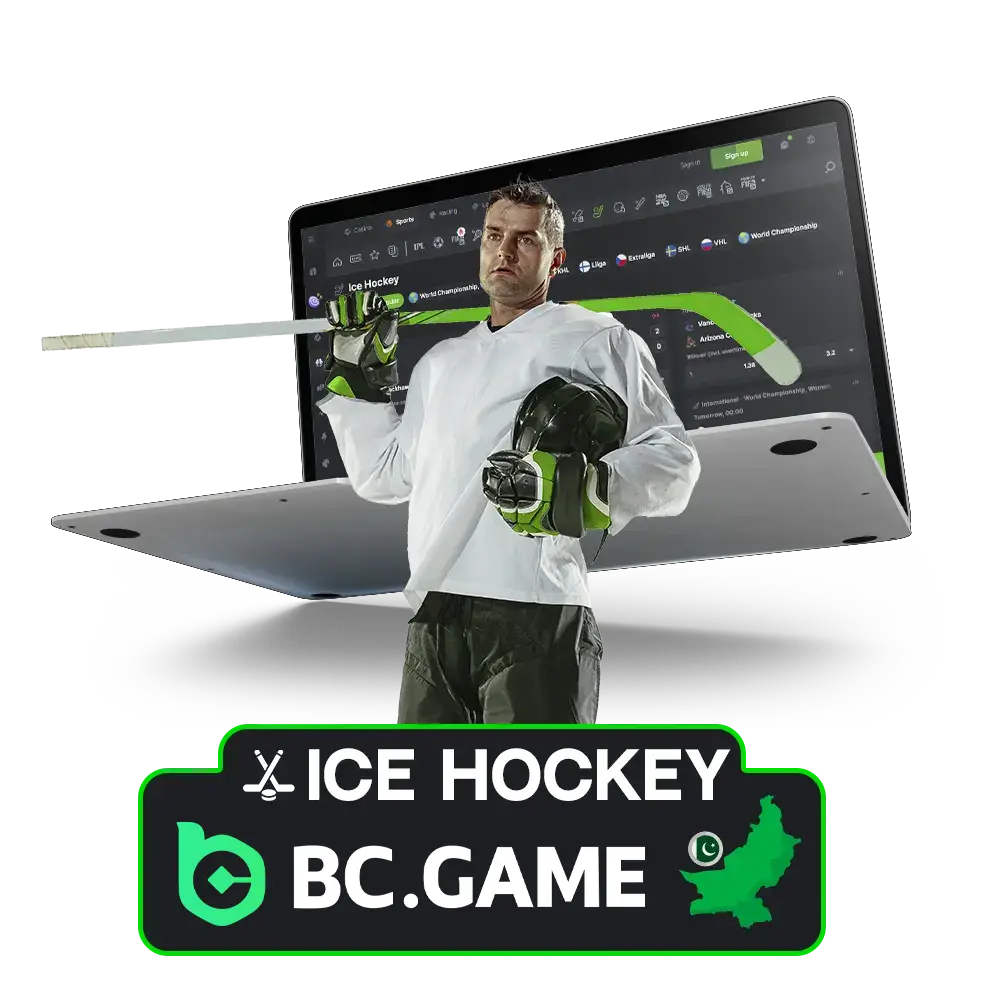 Bet on hockey easily at BC Game Pakistan.