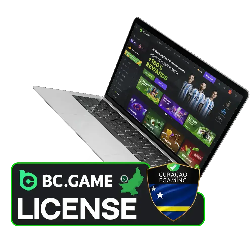 BC Game holds an official Curacao gaming license.