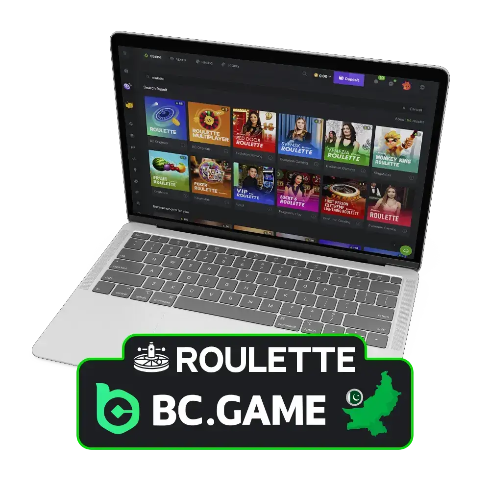 Experience Roulette at BC Game Pakistan's premier crypto casino.